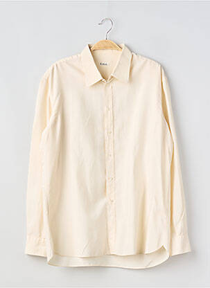 Chemise manches longues coupe droite beige CARREL homme
