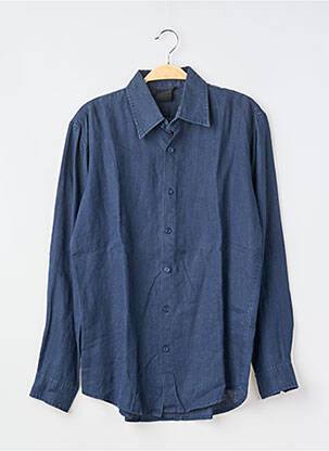 Chemise manches longues coupe droite bleu SYN NYM homme