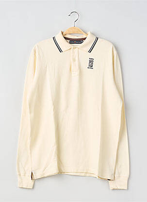 Polo manches longues manches longues beige MARINA MILITAIRE homme