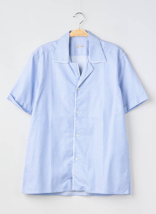Chemise manches courtes imprimé fantaisie bleu CARUSO homme