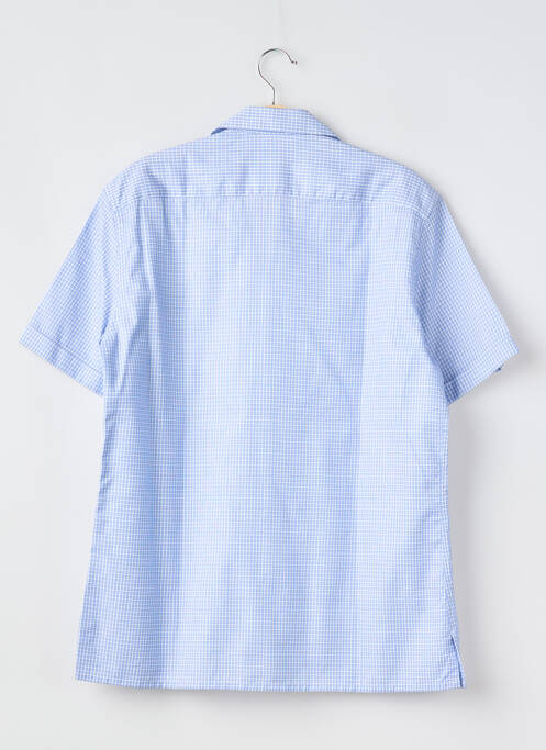 Chemise manches courtes imprimé fantaisie bleu CARUSO homme