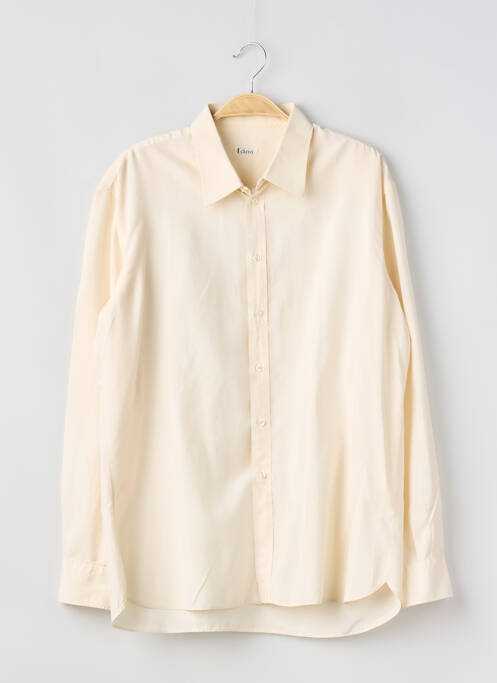 Chemise manches longues coupe droite beige CARREL homme