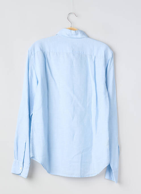 Chemise manches longues coupe droite bleu BOGGI MILANO homme