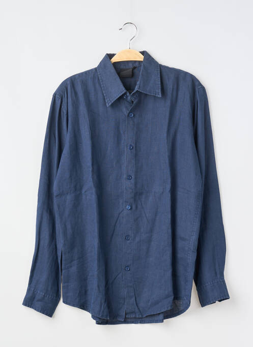 Chemise manches longues coupe droite bleu SYN NYM homme