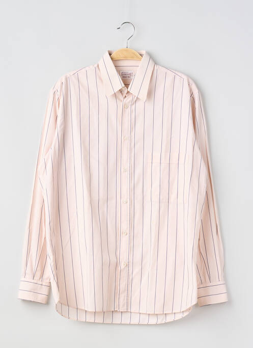 Chemise manches longues imprimé rayures rose CARREL homme
