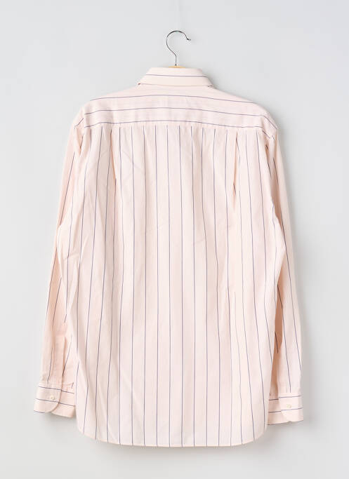 Chemise manches longues imprimé rayures rose CARREL homme