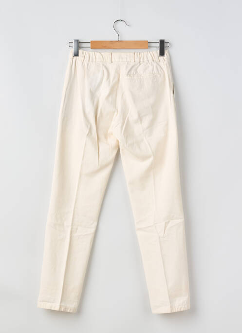 Pantalon chino tissage popeline taille normale beige NOYOCO homme