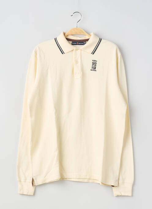 Polo manches longues manches longues beige MARINA MILITAIRE homme