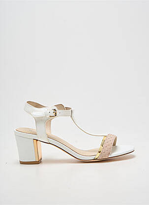 Sandales/nu pieds talon bottier talon de 7 à 9cm blanc METAMORF'OSE femme