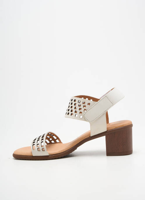 Sandales/nu pieds talon bottier talon de 4 à 6cm blanc WIKERS femme