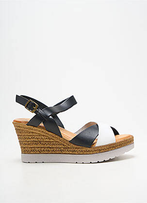 Sandales/nu pieds talon compensé talon de 7 à 9cm noir SPK femme