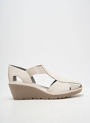 Sandales/nu pieds talon compensé talon de 4 à 6cm beige THE FLEXX femme