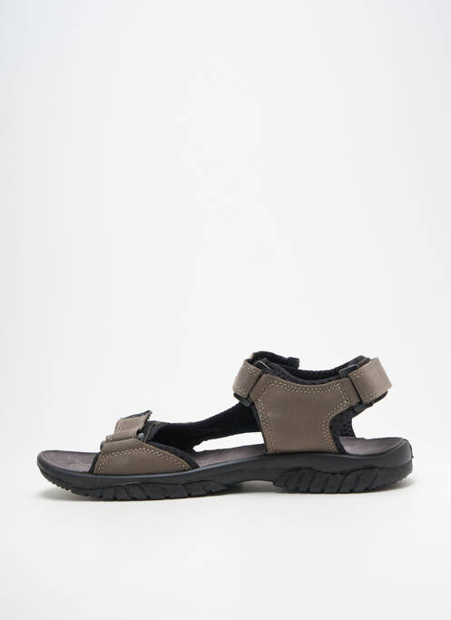 Sandales/nu pieds bout ouvert bout ouvert gris PROFFER homme