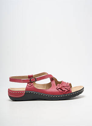 Sandales/nu pieds fermeture boucle(s) talon plat jusqu'à 3cm rouge PEDI GIRL femme