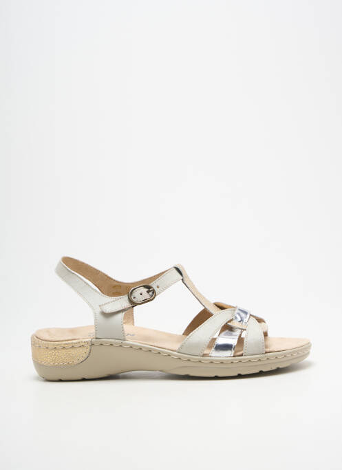 Sandales/nu pieds fermeture boucle(s) talon plat jusqu'à 3cm beige PEDI GIRL femme