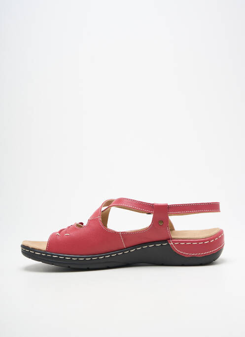 Sandales/nu pieds fermeture boucle(s) talon plat jusqu'à 3cm rouge PEDI GIRL femme