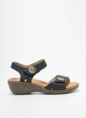 Sandales/nu pieds bout ouvert talon de 4 à 6cm noir GEO-REINO femme