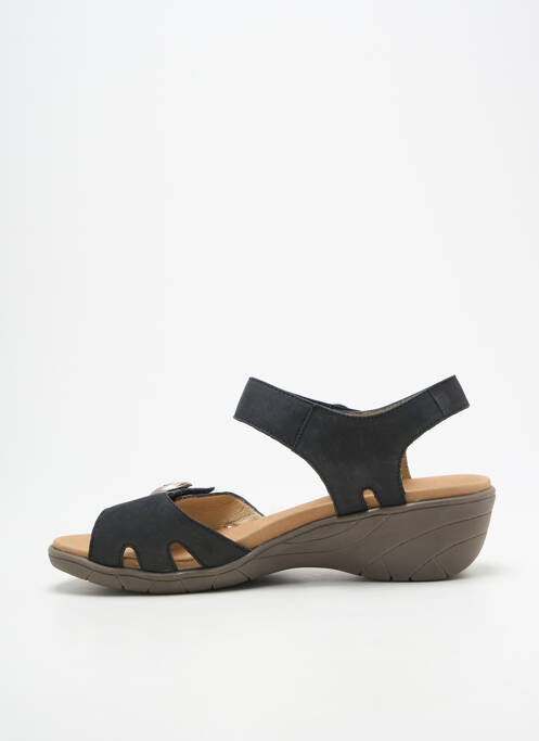 Sandales/nu pieds bout ouvert talon de 4 à 6cm noir GEO-REINO femme