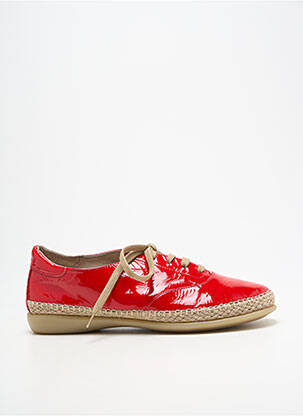 Baskets matière lisse talon plat jusqu'à 3cm rouge THE FLEXX femme
