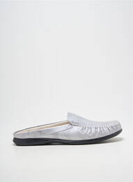 Mules/sabots talon plat jusqu'à 3cm argent BOISSY femme