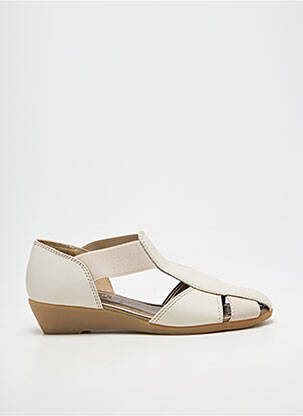 Sandales/nu pieds type de semelle amortissante talon plat jusqu'à 3cm beige THE FLEXX femme
