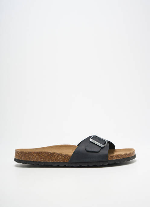 Mules/sabots fermeture boucle(s) bout ouvert noir BIO TIME homme