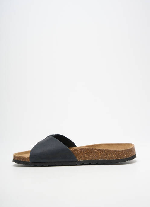 Mules/sabots fermeture boucle(s) bout ouvert noir BIO TIME homme