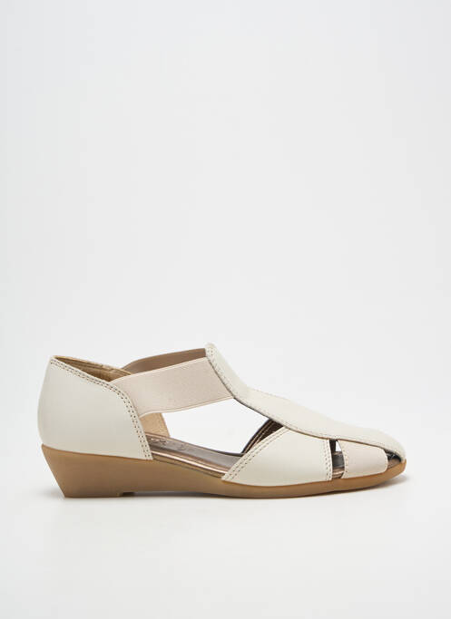 Sandales/nu pieds type de semelle amortissante talon plat jusqu'à 3cm beige THE FLEXX femme