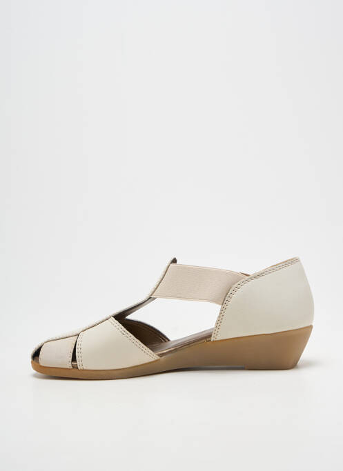 Sandales/nu pieds type de semelle amortissante talon plat jusqu'à 3cm beige THE FLEXX femme