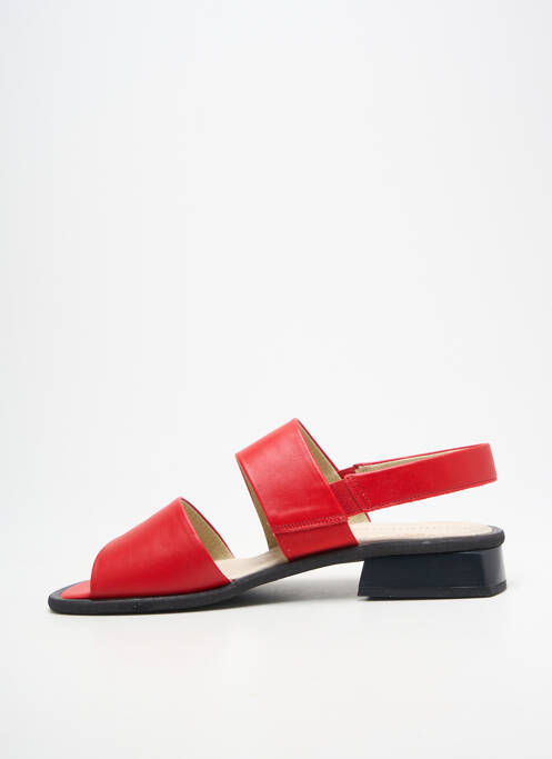 Sandales/nu pieds bout ouvert talon plat jusqu'à 3cm rouge ROHDE femme