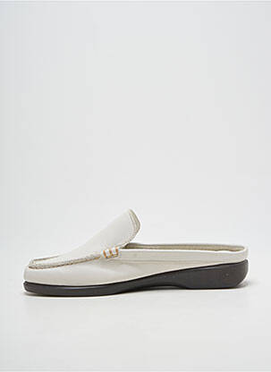 Mules/sabots talon plat jusqu'à 3cm blanc THE FLEXX femme