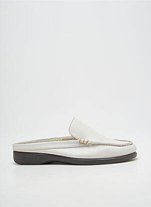 Mules/sabots talon plat jusqu'à 3cm blanc THE FLEXX femme