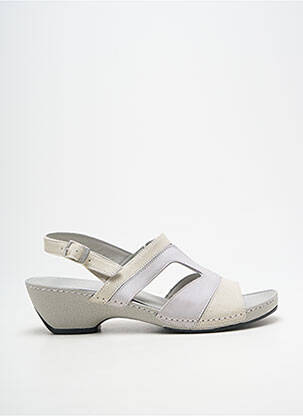 Sandales/nu pieds talon bottier talon de 4 à 6cm gris BOISSY femme