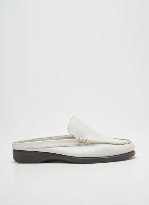 Mules/sabots talon plat jusqu'à 3cm blanc THE FLEXX femme