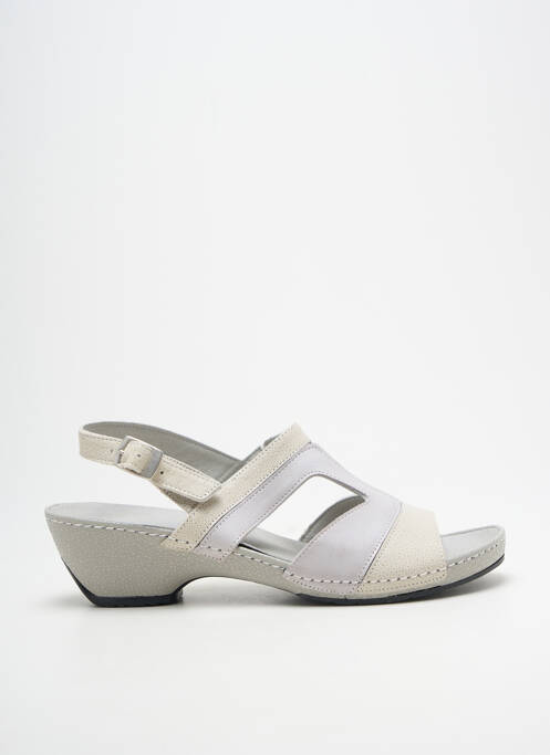 Sandales/nu pieds talon bottier talon de 4 à 6cm gris BOISSY femme