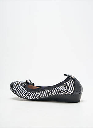 Ballerines type de semelle amortissante talon plat jusqu'à 3cm noir METAMORF'OSE femme