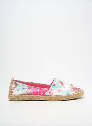 Espadrilles bout rond talon plat jusqu'à 3cm rose LA VAGUE femme