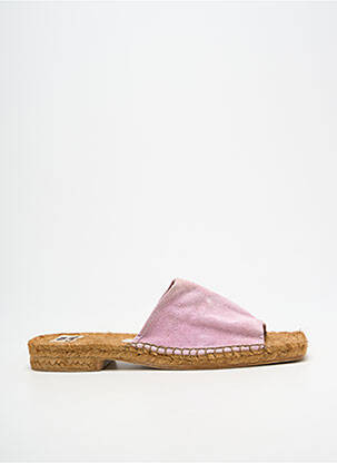Mules/sabots chiquet talon plat jusqu'à 3cm rose PARE GABIA femme