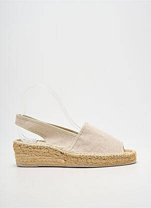 Sandales/nu pieds bout ouvert talon de 4 à 6cm beige PARE GABIA femme