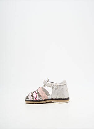 Sandales/nu pieds bout rond bout rond rose NOËL fille