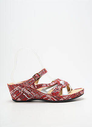 Mules/sabots voute plantaire talon de 4 à 6cm rouge PEDI GIRL femme