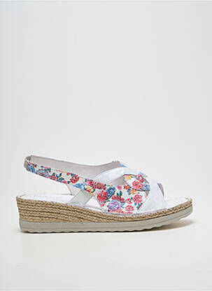 Sandales/nu pieds bout ouvert talon de 4 à 6cm blanc PEDI GIRL femme