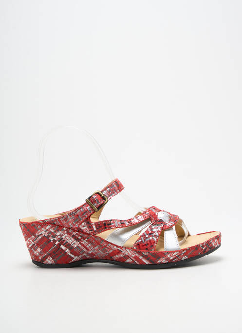 Mules/sabots voute plantaire talon de 4 à 6cm rouge PEDI GIRL femme