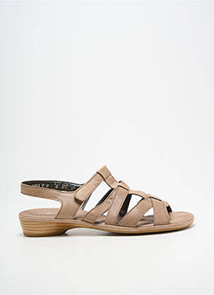 Sandales/nu pieds bout ouvert talon plat jusqu'à 3cm beige ROHDE femme