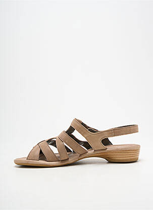 Sandales/nu pieds bout ouvert talon plat jusqu'à 3cm beige ROHDE femme