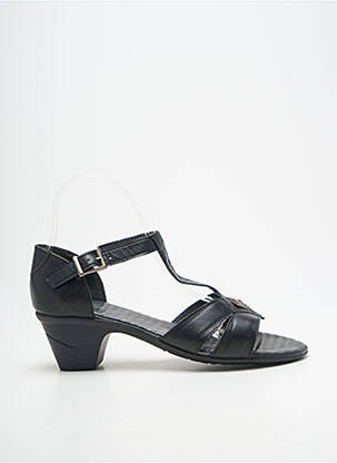 Sandales/nu pieds fermeture boucle(s) talon de 4 à 6cm noir GEO-REINO femme