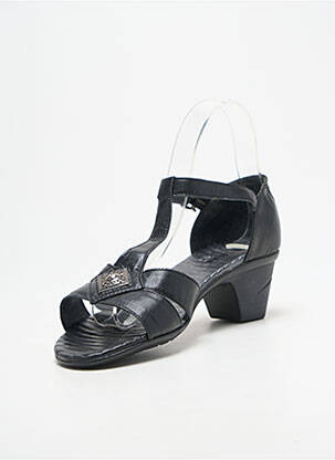 Sandales/nu pieds fermeture boucle(s) talon de 4 à 6cm noir GEO-REINO femme