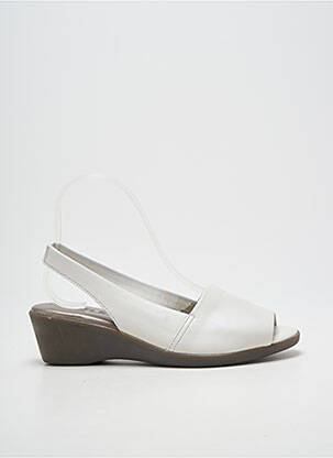 Sandales/nu pieds bout ouvert talon de 4 à 6cm blanc THE FLEXX femme