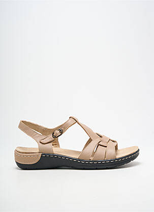 Sandales/nu pieds fermeture boucle(s) talon plat jusqu'à 3cm beige PEDI GREEN femme