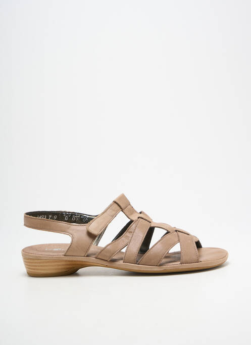 Sandales/nu pieds bout ouvert talon plat jusqu'à 3cm beige ROHDE femme